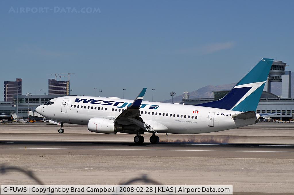 C-FUWS, 2004 Boeing 737-7CT C/N 32765, WestJet Airlines / 2004 Boeing 737-7CT