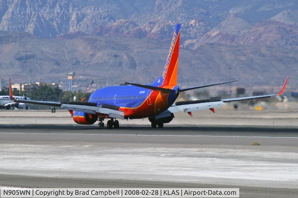 N905WN, 2008 Boeing 737-7H4 C/N 36617, Southwest Airlines / 2008 Boeing 737-7H4