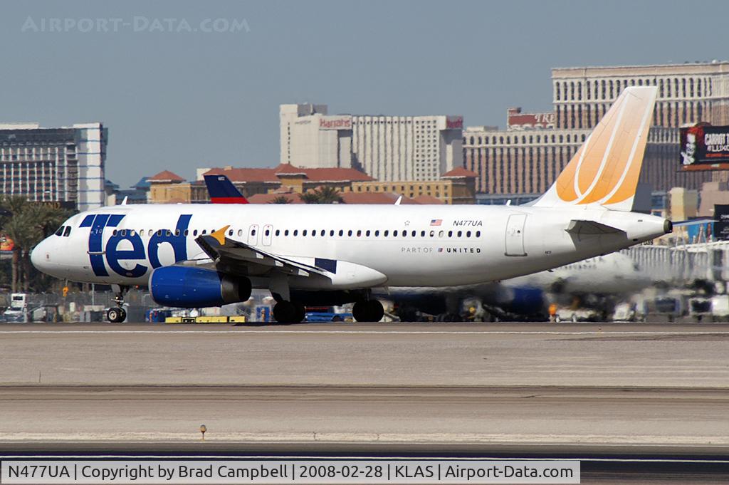 N477UA, 2001 Airbus A320-232 C/N 1514, Ted Airlines / 2001 Airbus Industrie A320-232
