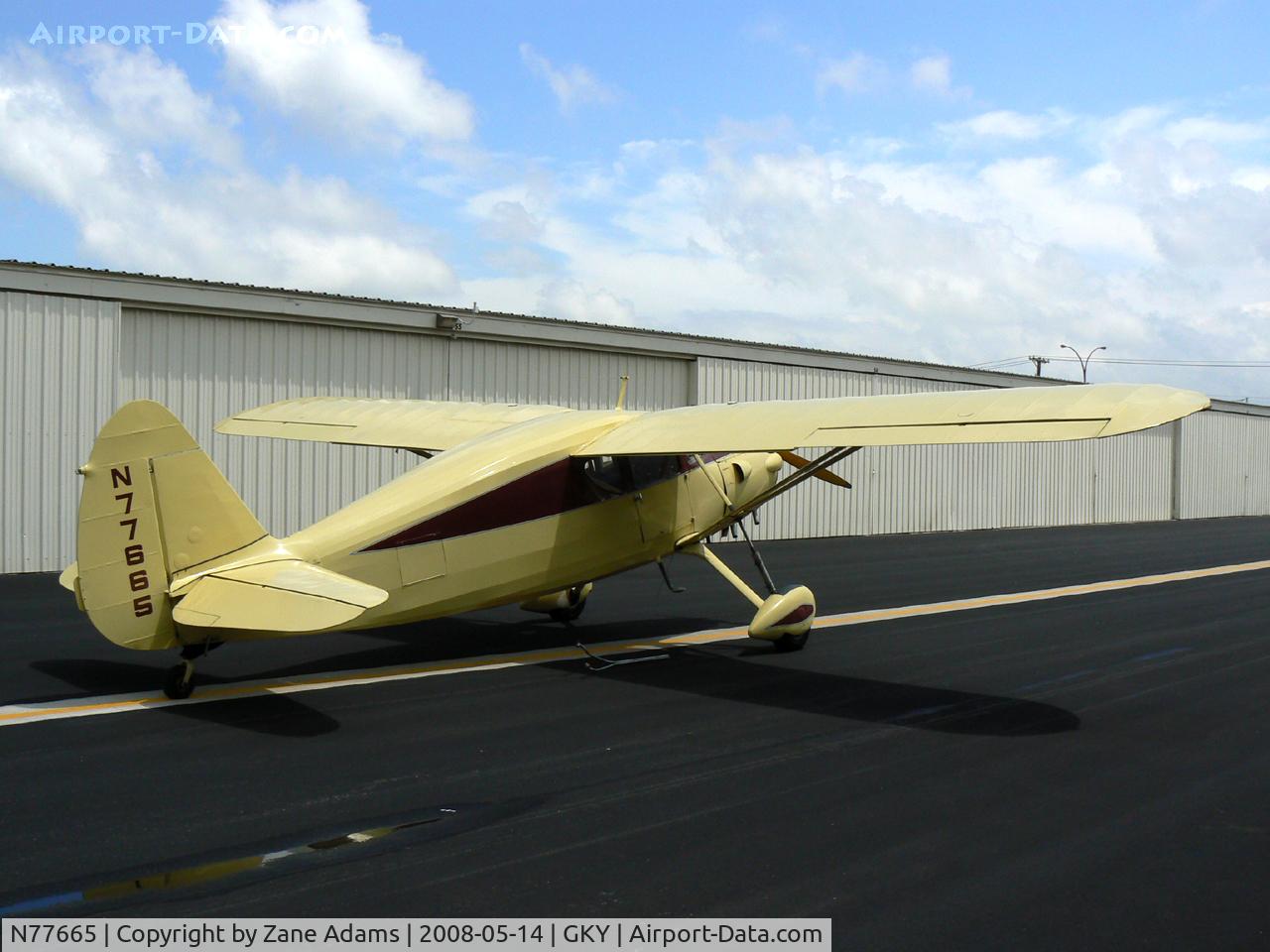 N77665, 1947 Fairchild 24R-46 C/N R46-365, At Arlington Municipal