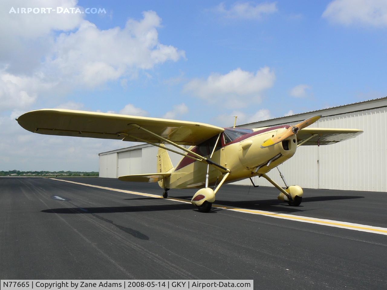 N77665, 1947 Fairchild 24R-46 C/N R46-365, At Arlington Municipal