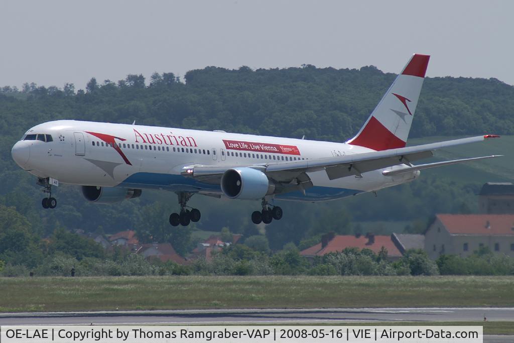 OE-LAE, 2000 Boeing 767-3Z9/ER C/N 30383, Austrian Airlines Boeing 767-300