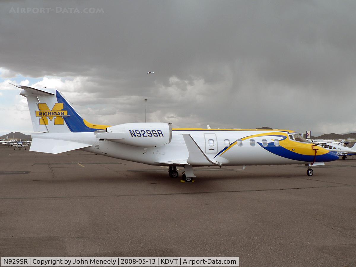 N929SR, 1998 Learjet Inc 60 C/N 144, Michigan State's new Lear 60