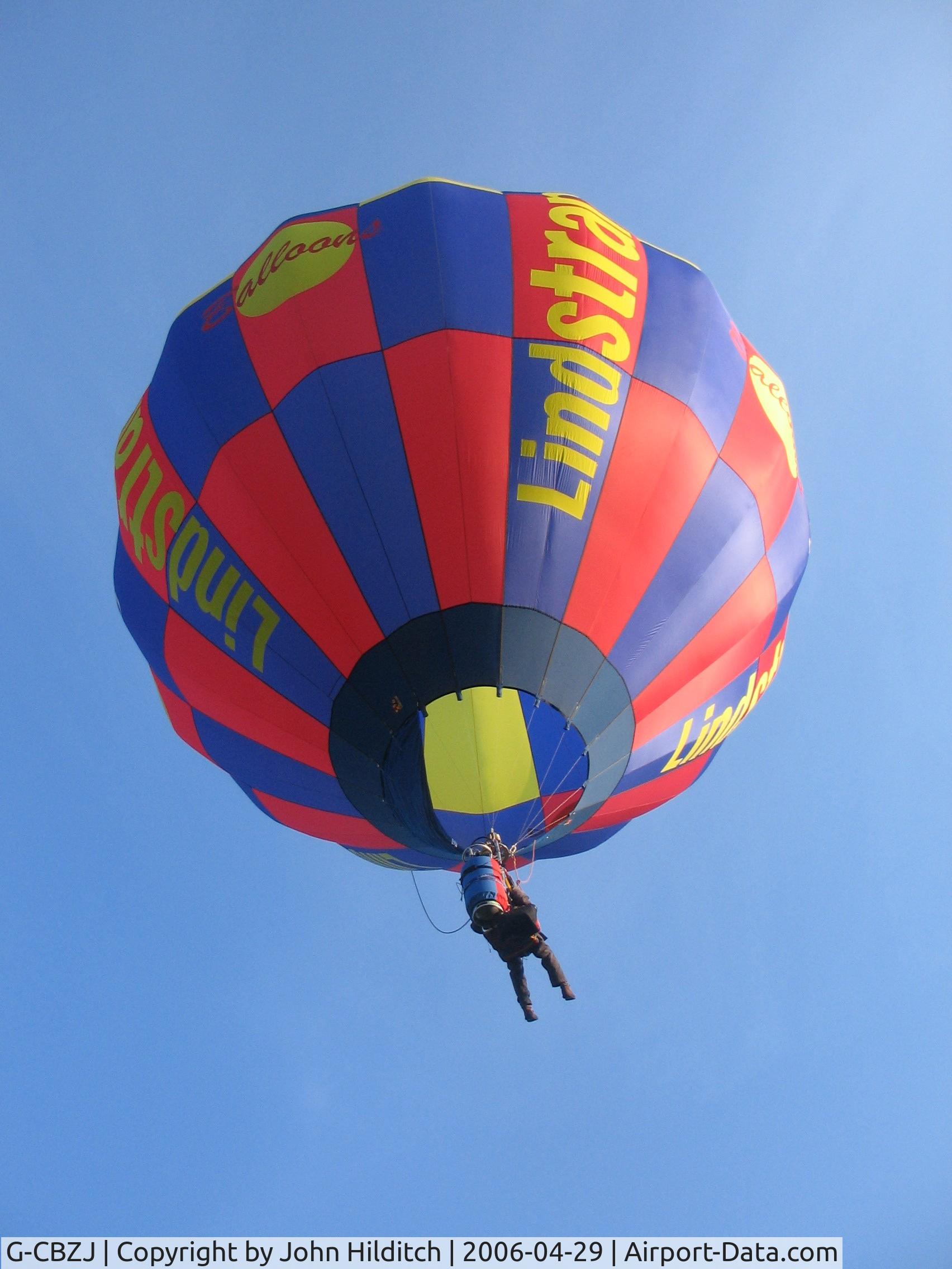 G-CBZJ, 2003 Lindstrand Balloons LBL 25A Cloudhopper C/N 892, Stone - Buckinghamshire