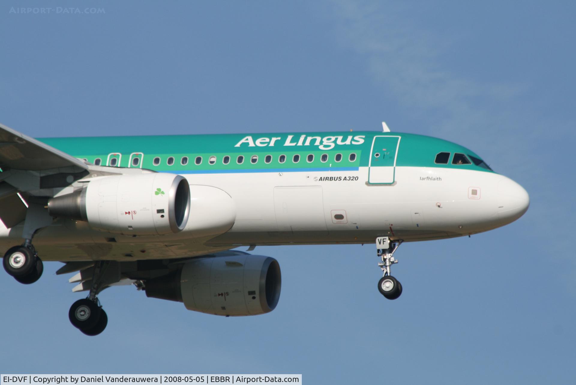 EI-DVF, 2007 Airbus A320-214 C/N 3136, arrival of flight EI630 to rwy 02
