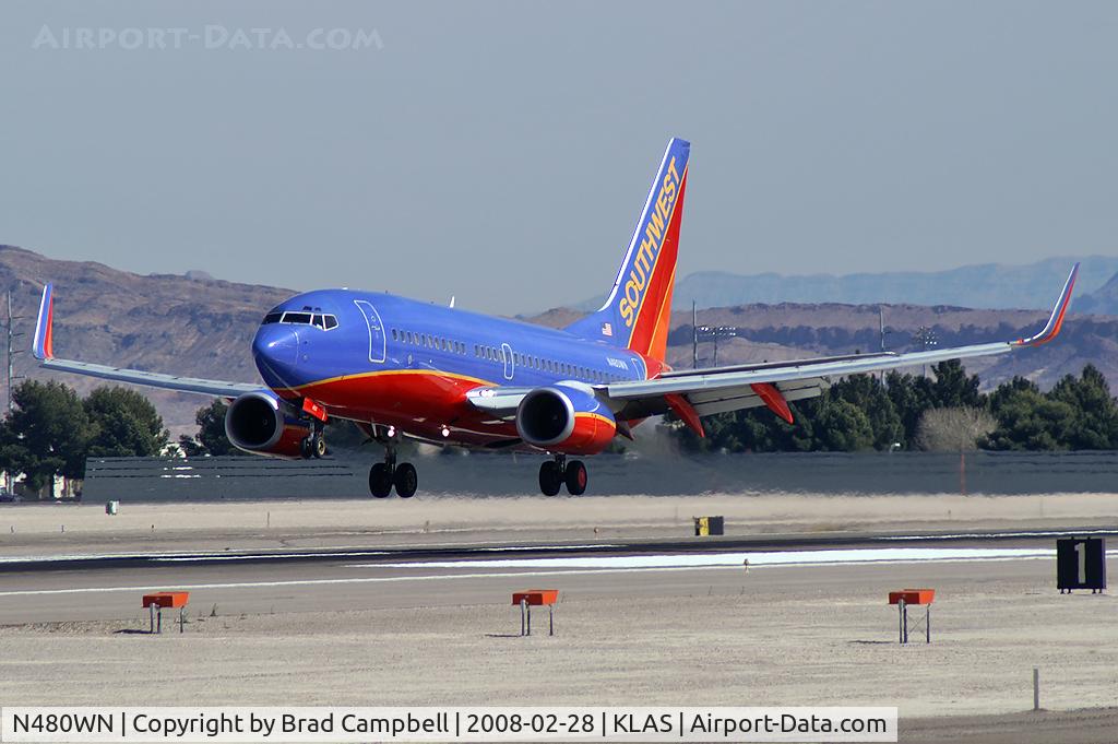 N480WN, 2004 Boeing 737-7H4 C/N 33998, Southwest Airlines / 2004 Boeing 737-7H4