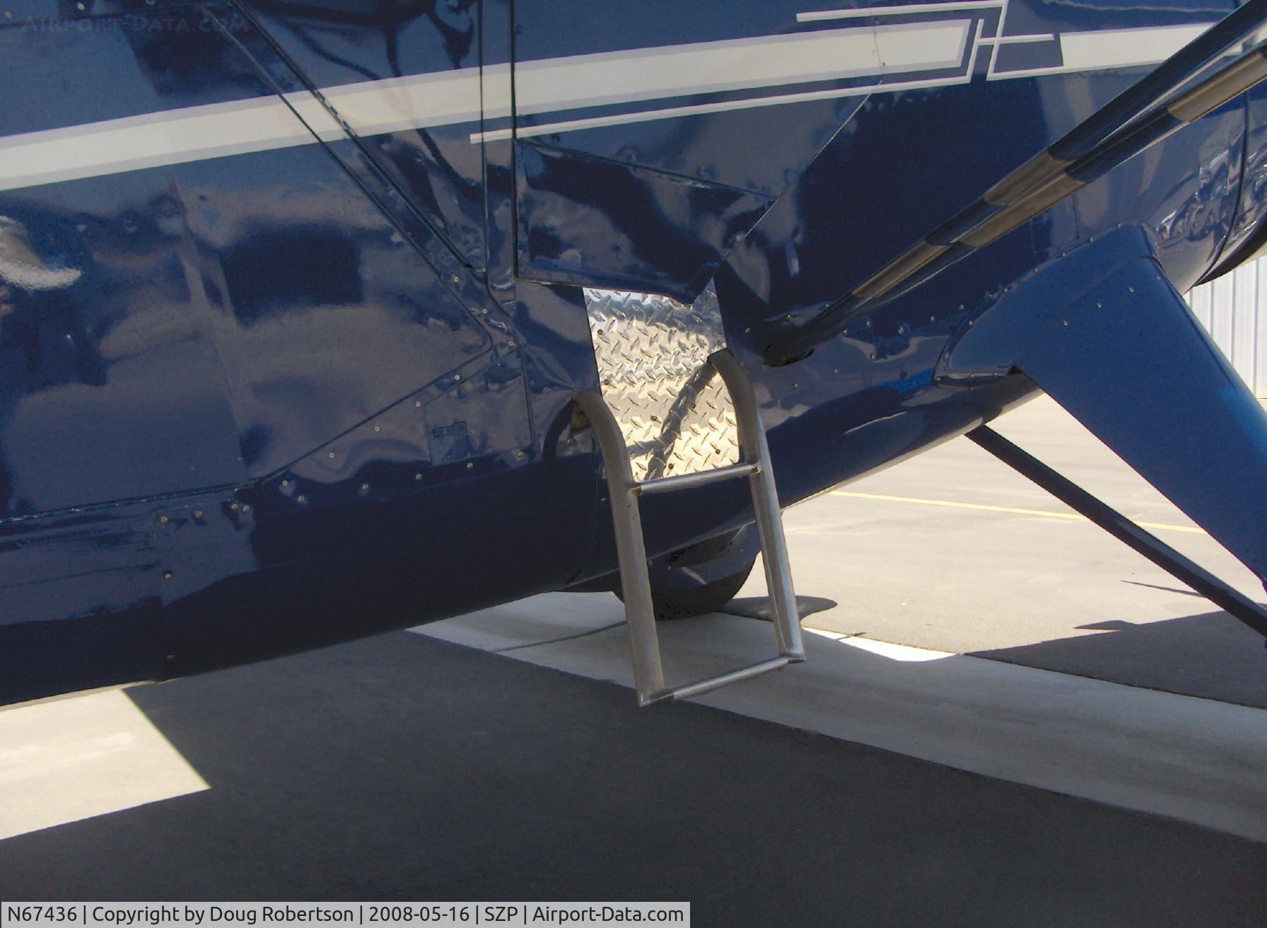 N67436, 1943 Howard Aircraft DGA-15P C/N 1743, 1943 Howard DGA-15P, Pratt & Whitney R-985 Wasp Jr. 450 Hp, tooled chrome shoe guard
