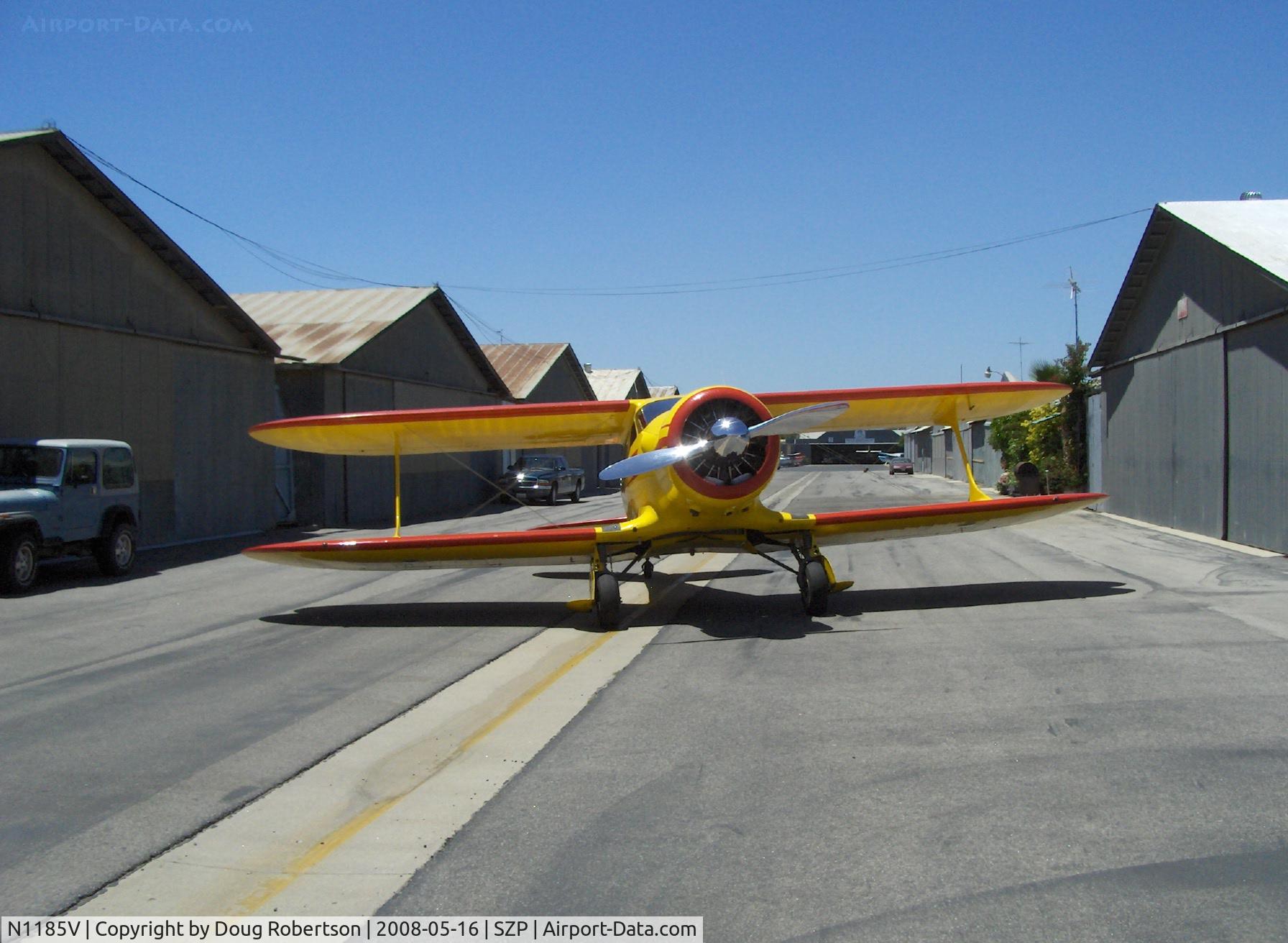 N1185V, 1944 Beech D17S Staggerwing C/N 6746, 1944 Beech D17S STAGGERWING, P&W R-985 Wasp Jr. 450 Hp