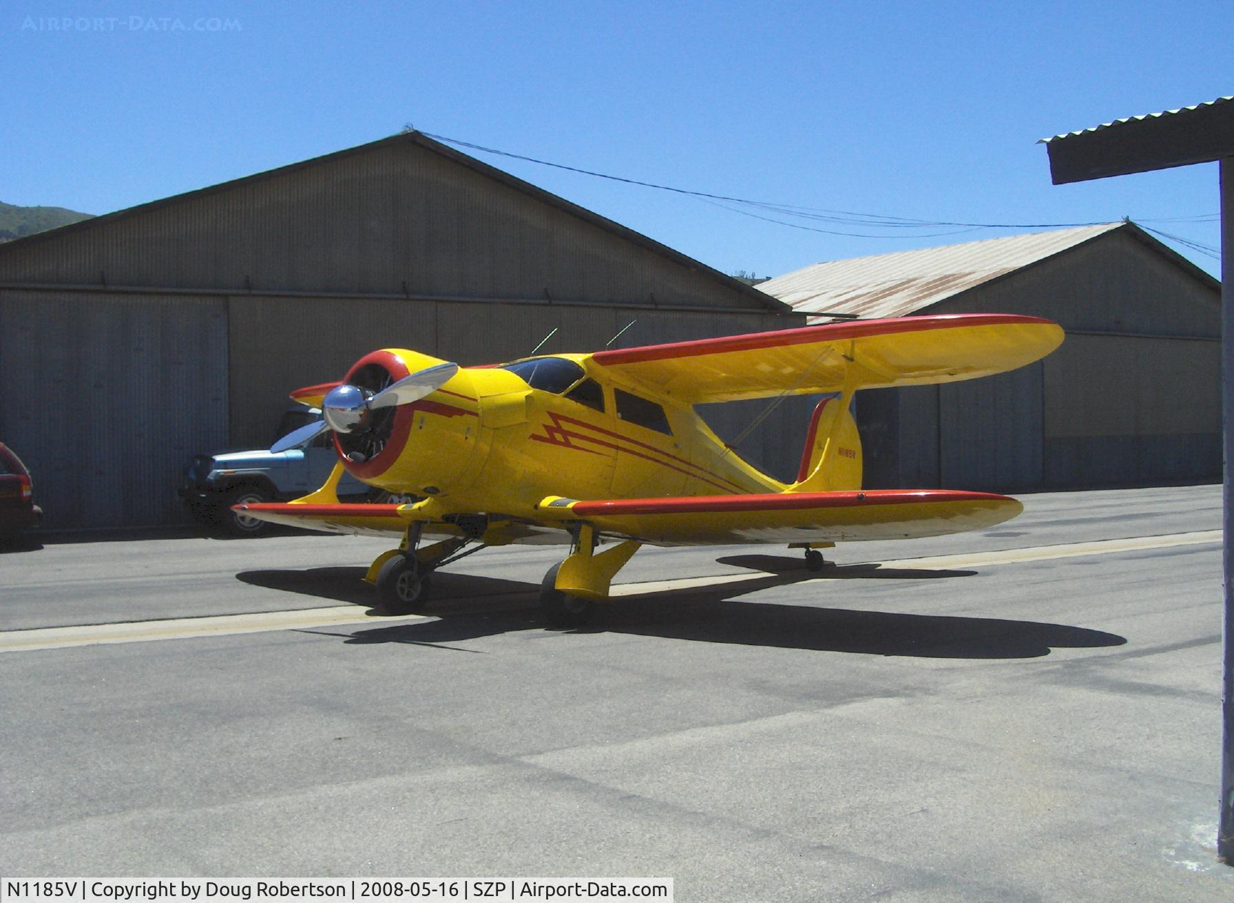 N1185V, 1944 Beech D17S Staggerwing C/N 6746, 1944 Beech D17S STAGGERWING, P&W R-985 Wasp Jr. 450 Hp