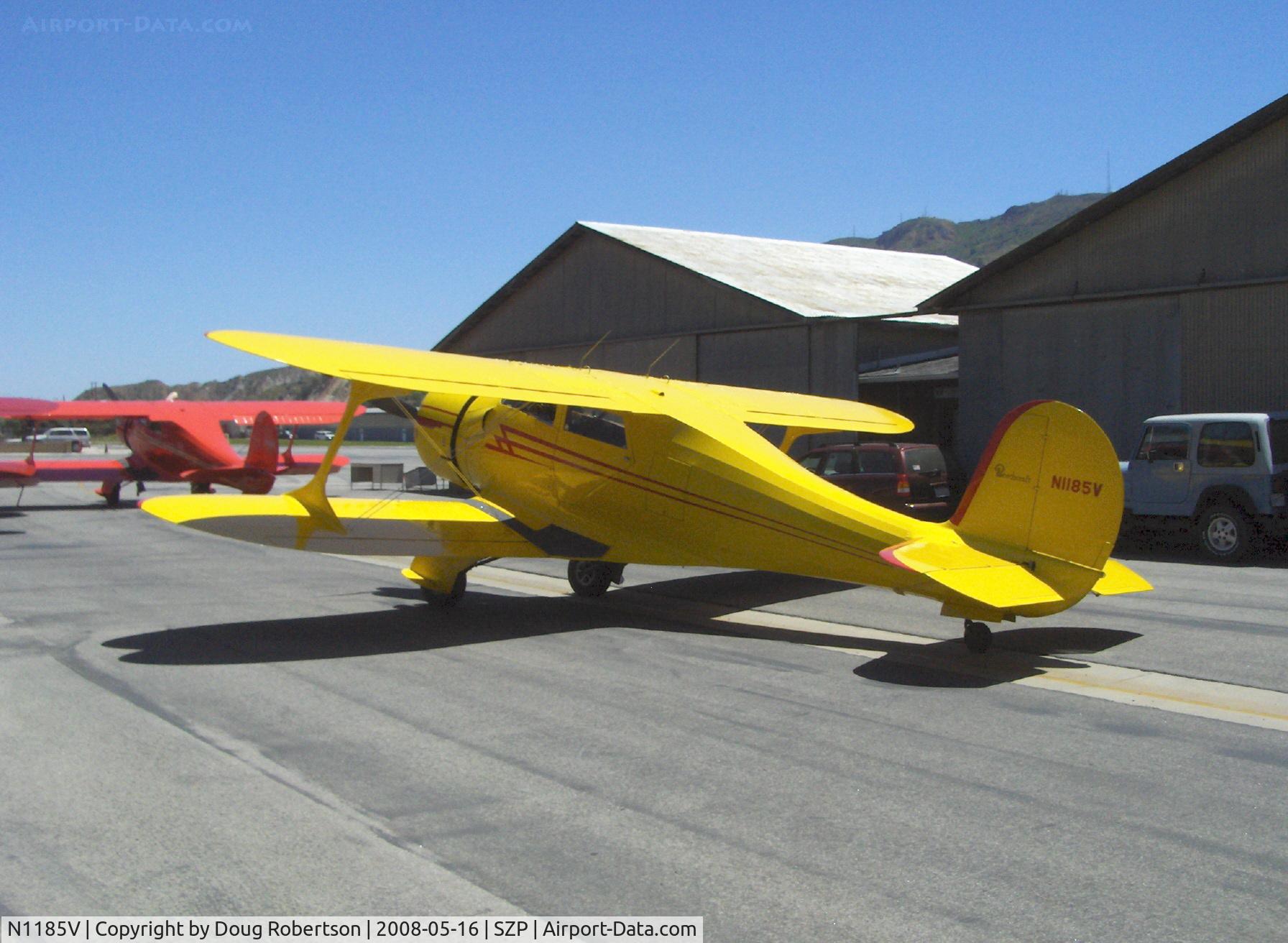 N1185V, 1944 Beech D17S Staggerwing C/N 6746, 1944 Beech D17S STAGGERWING, P&W R-985 Wasp Jr. 450 Hp