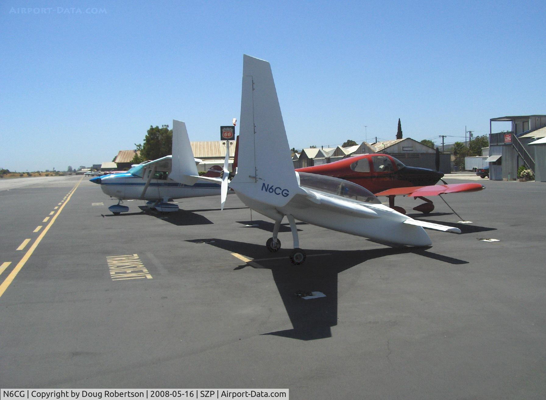 N6CG, 1995 Rutan Long-EZ C/N 310, 1995 Cutting RUTAN LONG EZ, Lycoming O-235