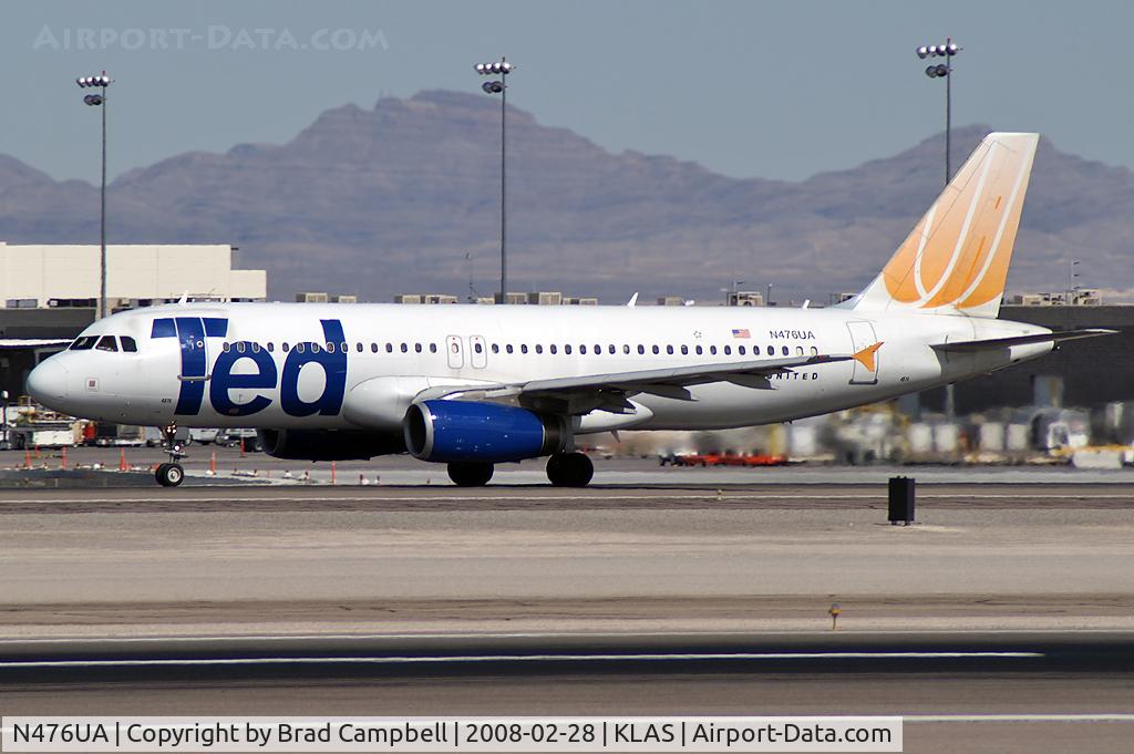 N476UA, 2001 Airbus A320-232 C/N 1508, Ted Airlines / 2001 Airbus Industrie A320-232
