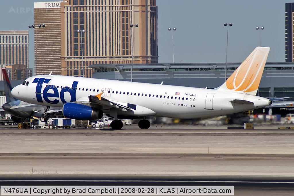 N476UA, 2001 Airbus A320-232 C/N 1508, Ted Airlines / 2001 Airbus Industrie A320-232