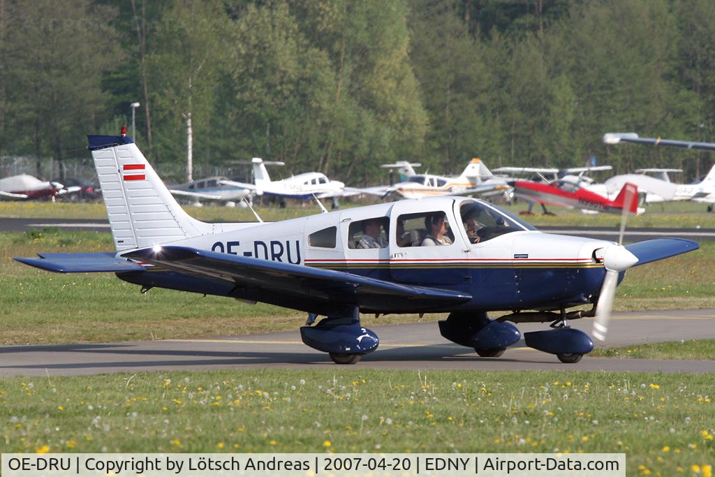 OE-DRU, Piper PA-28-161 Cherokee Warrior II C/N 28-8116281, used by Eisenbahnersportverein Innsbruck