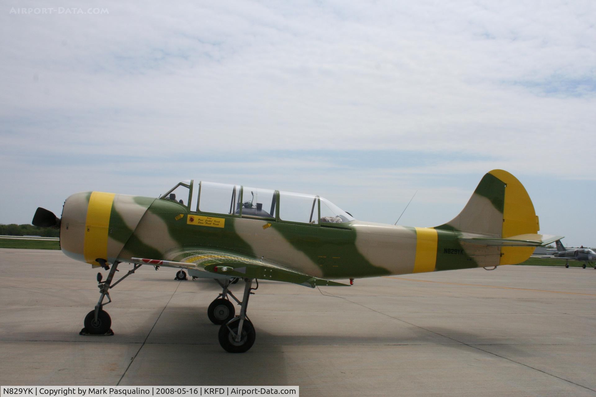 N829YK, 1988 Yakovlev Yak-52 C/N 889212, YAK 52