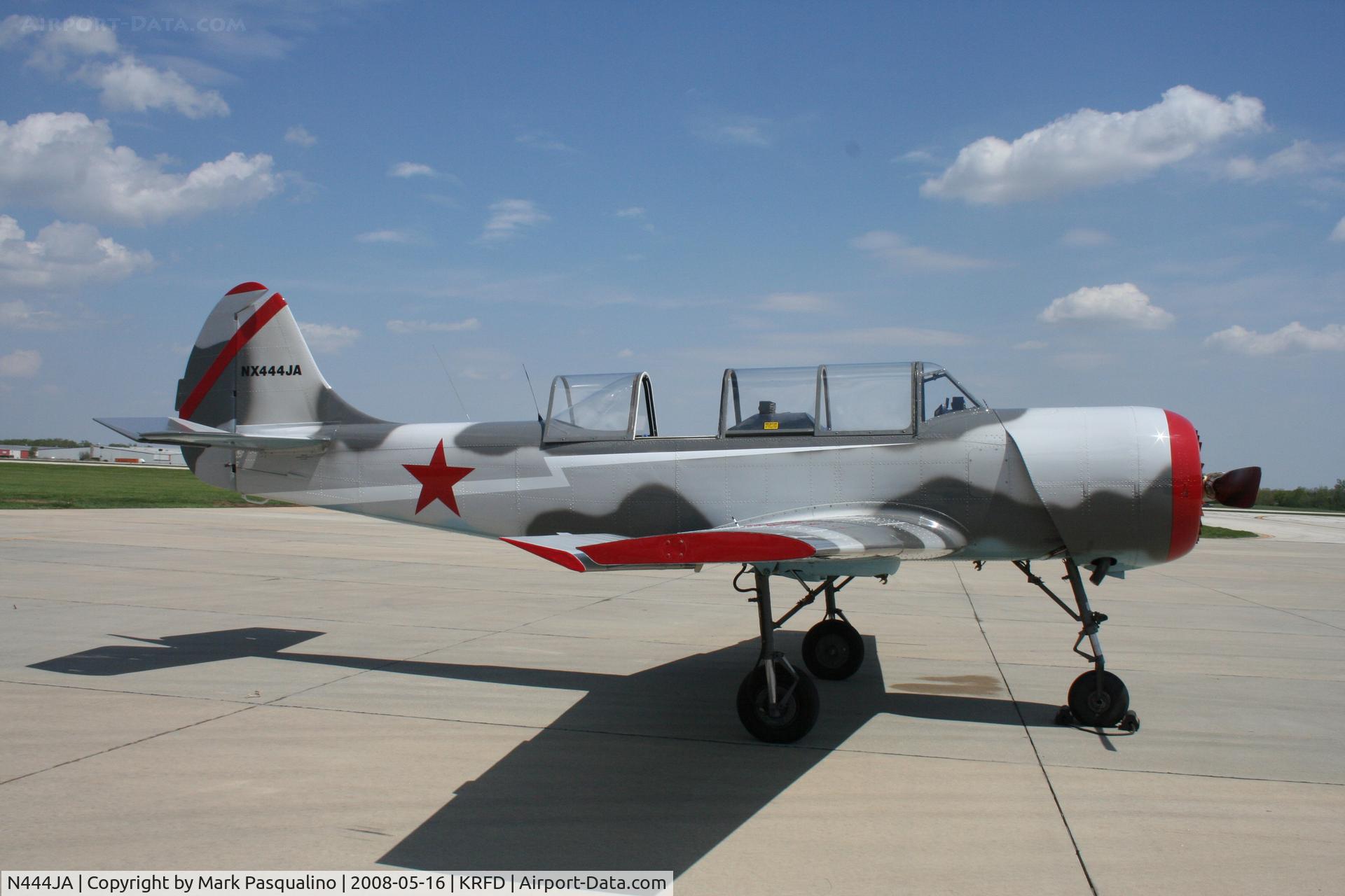N444JA, 1993 Yakovlev (Aerostar) Yak-52 C/N 9311613, YAK-52
