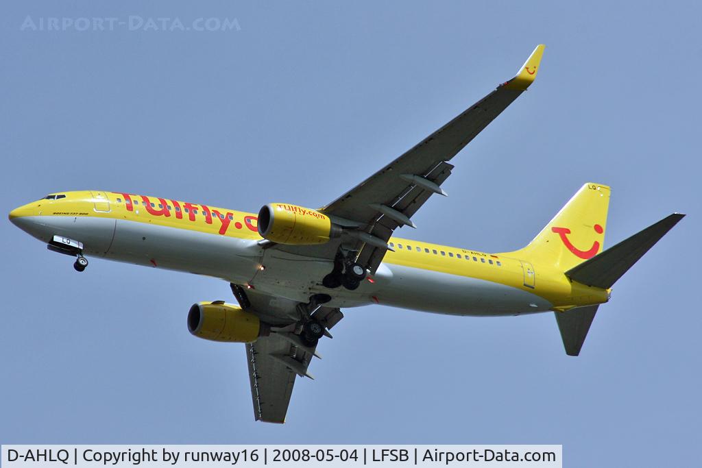 D-AHLQ, 2002 Boeing 737-8K5 C/N 32906, landing on rwy 34