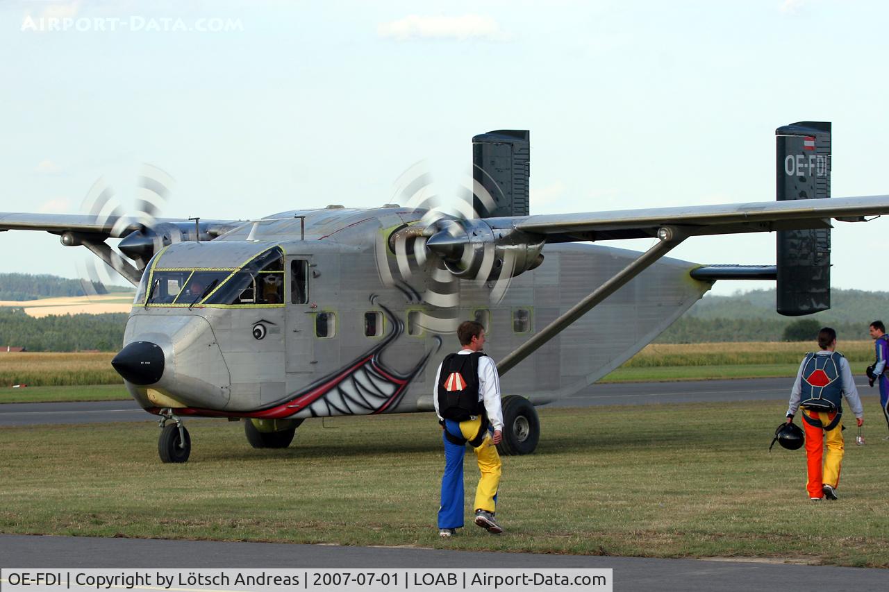OE-FDI, 1969 Short SC-7 Skyvan S3 C/N SH.1932, used by Pink Aviation