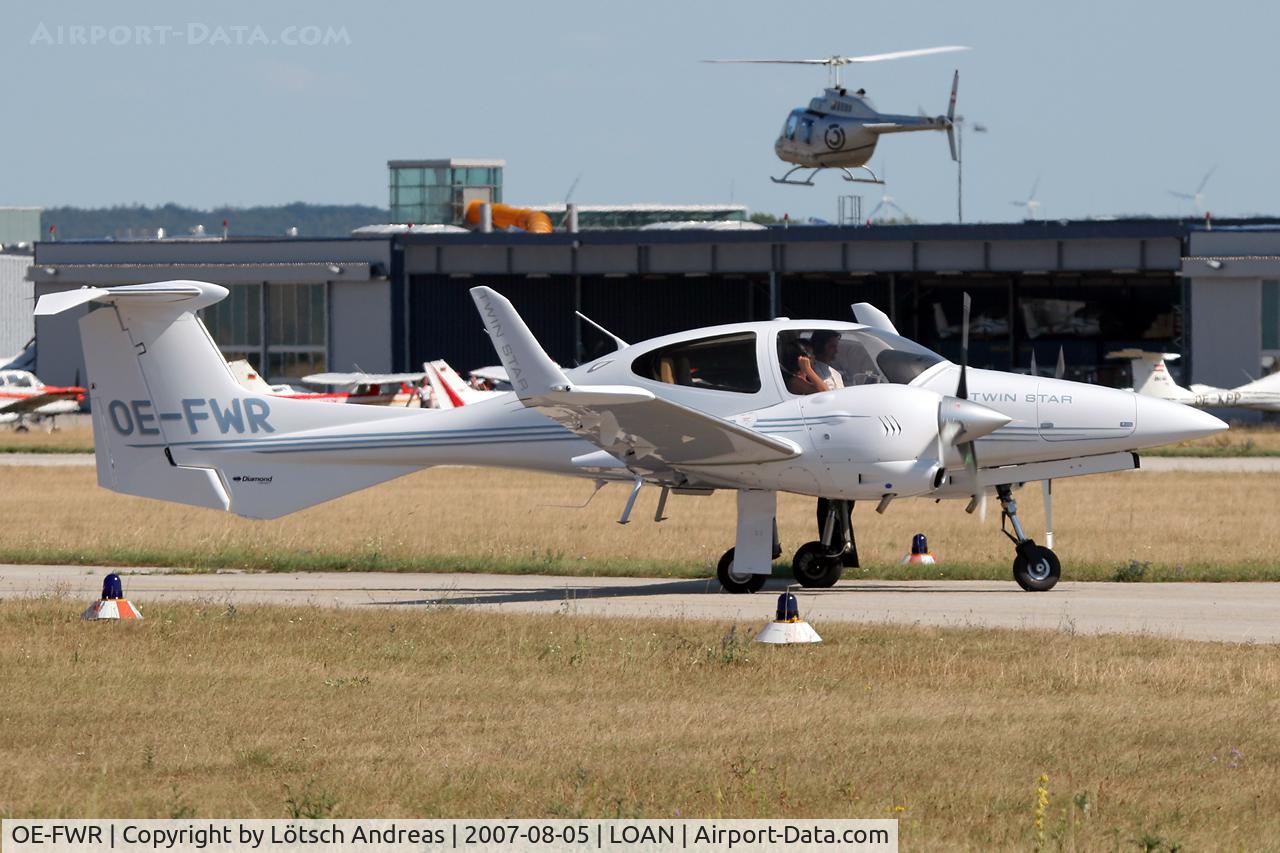 OE-FWR, Diamond DA-42 Twin Star C/N 42.082, used by Diamond Executive Club