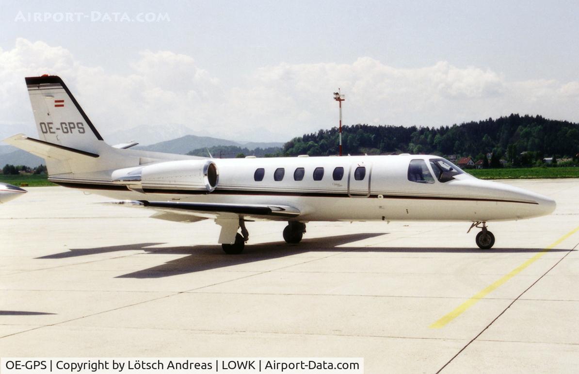 OE-GPS, 1998 Cessna 550 Citation Bravo C/N 550-0837, used by Tyrolean Air Ambulanz