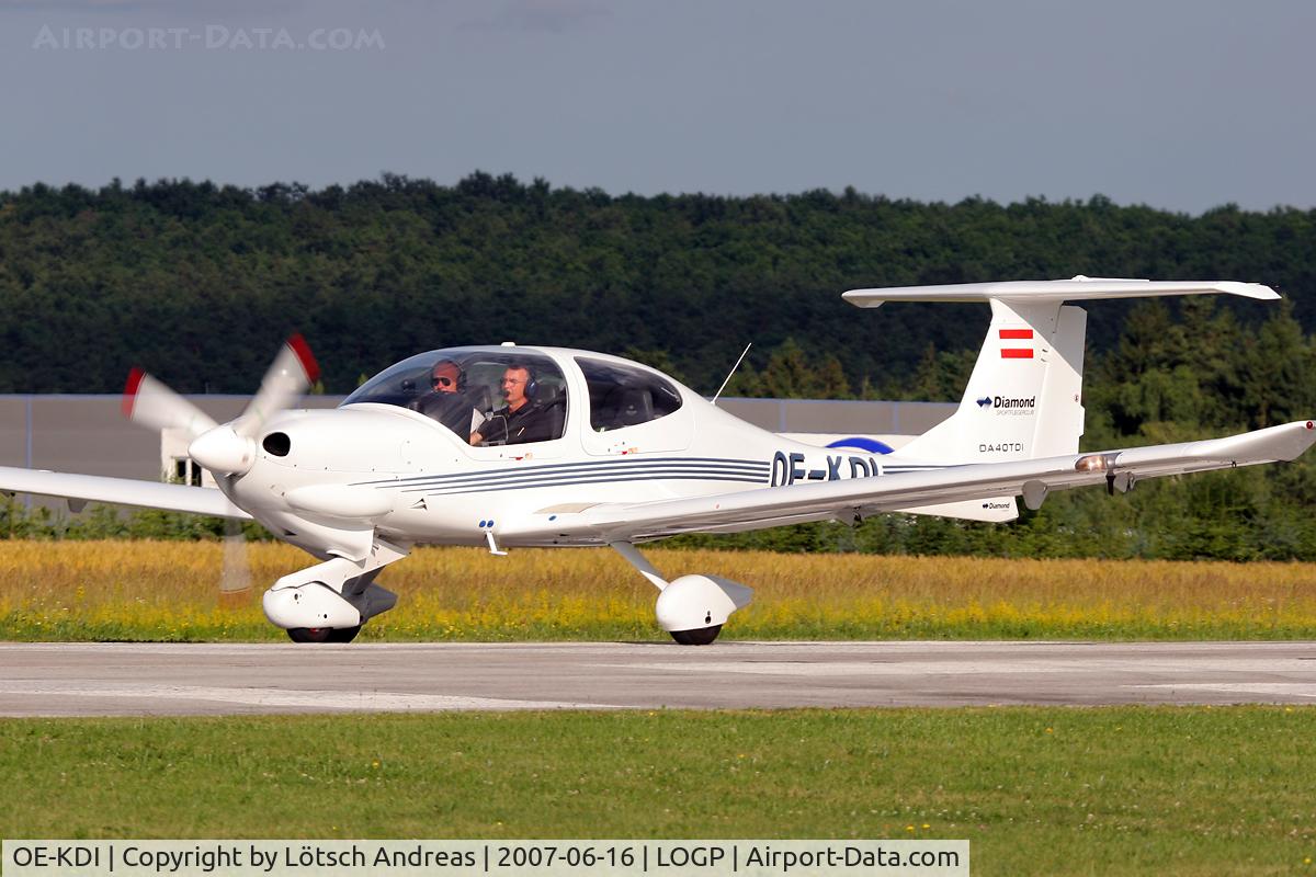 OE-KDI, 2003 Diamond DA-40D Diamond Star C/N D4.020, used by Diamond Sportflieger Club