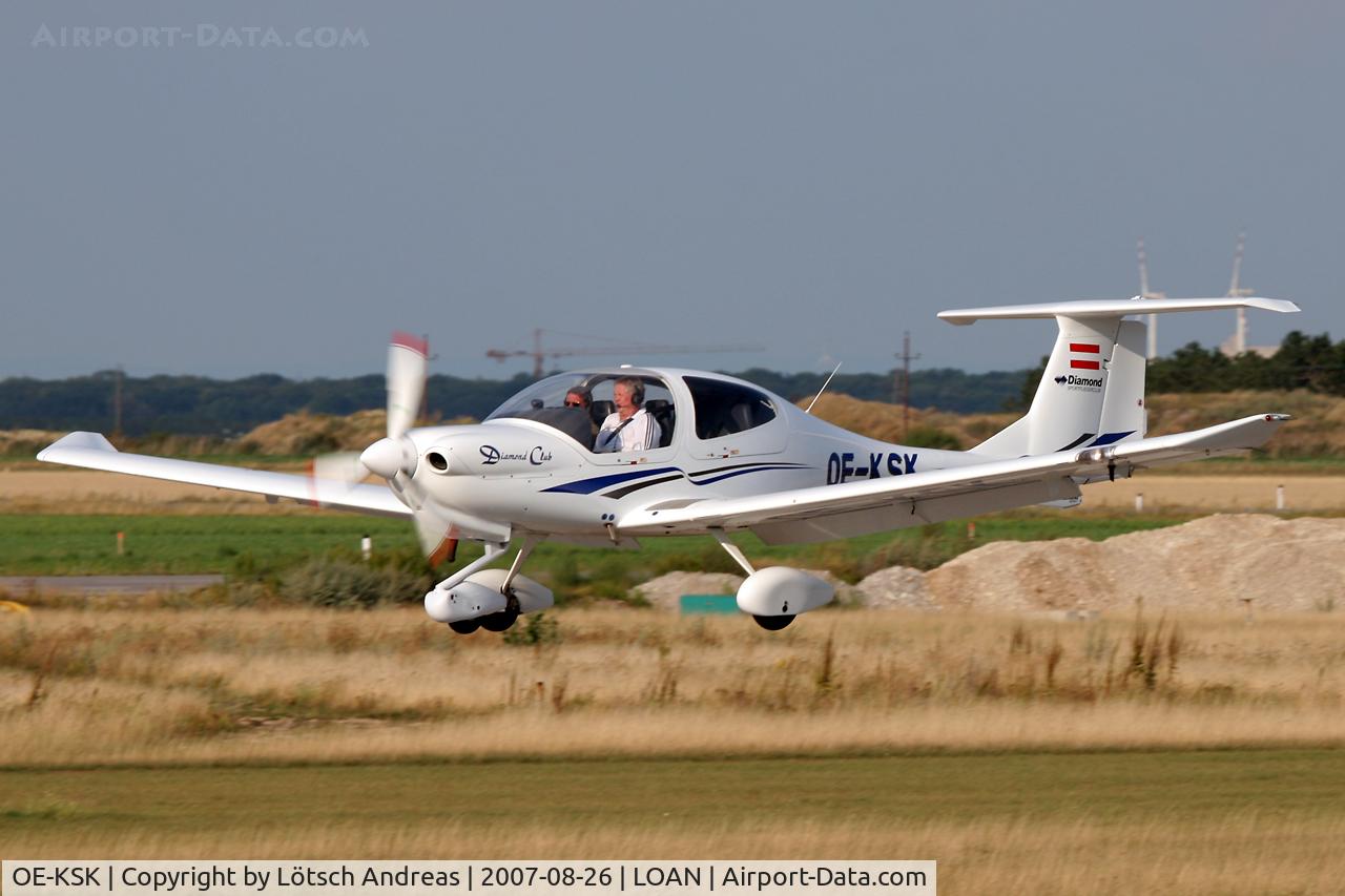 OE-KSK, Diamond DA-40 Diamond Star C/N 40.021, used by BW Flugbetrieb