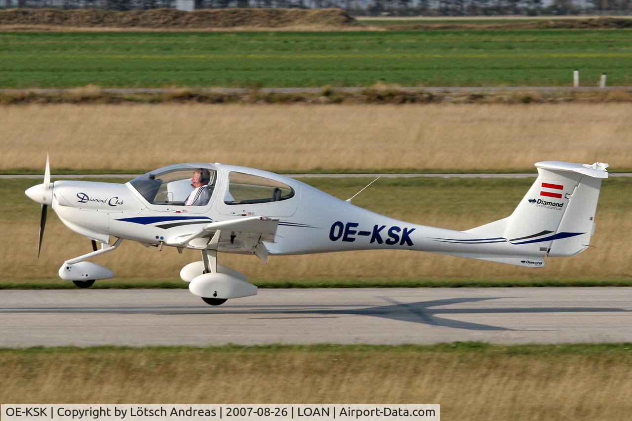 OE-KSK, Diamond DA-40 Diamond Star C/N 40.021, used by BW Flugbetrieb