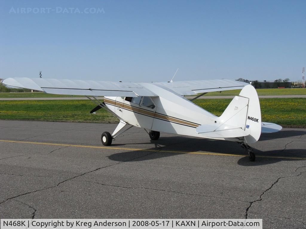 N468K, 1949 Piper PA-16 Clipper C/N 16-723, This pilot came in with his golden retriever! :D