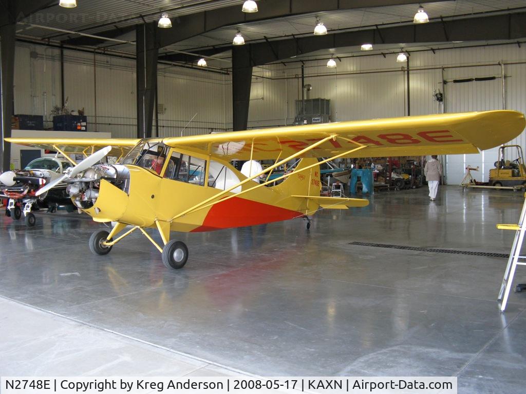 N2748E, 1946 Aeronca 7AC Champion C/N 7AC-6328, In Weber Aero Repair's hangar