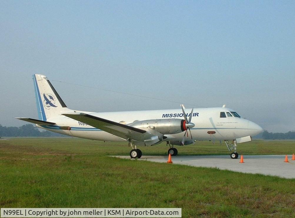 N99EL, 1959 Grumman G-159 Gulfstream 1 C/N 007, view of outside of n99el
