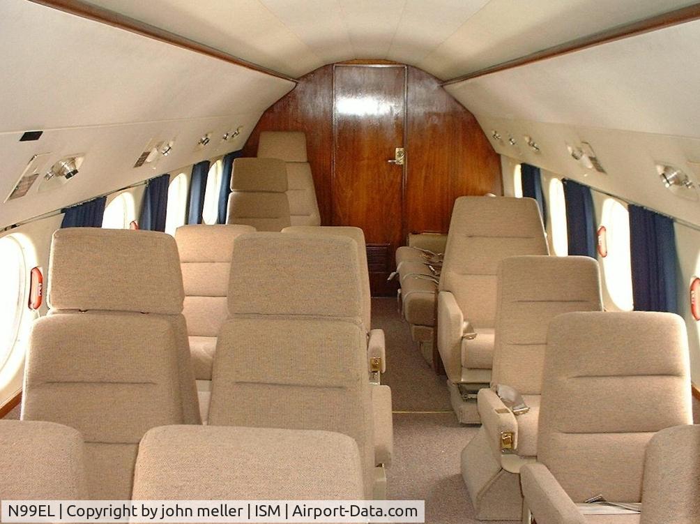 N99EL, 1959 Grumman G-159 Gulfstream 1 C/N 007, rear interior view once we finished the restoration