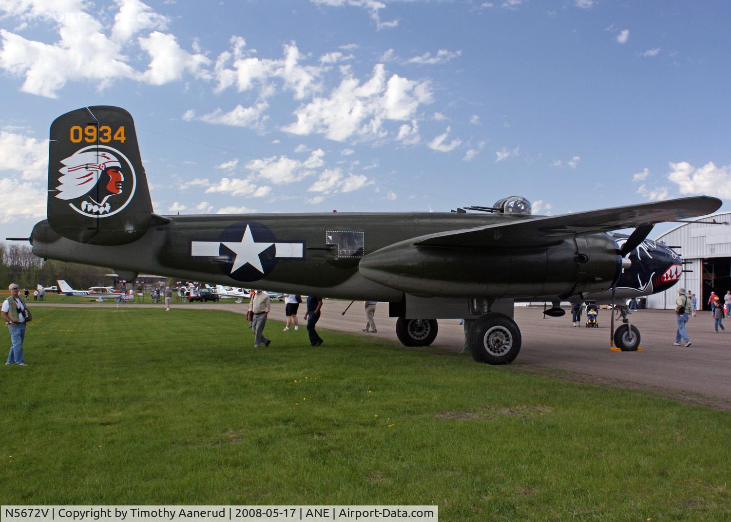 N5672V, 1945 North American B-25J Mitchell Mitchell C/N 108-47686, Blaine Aviation Weekend 2008