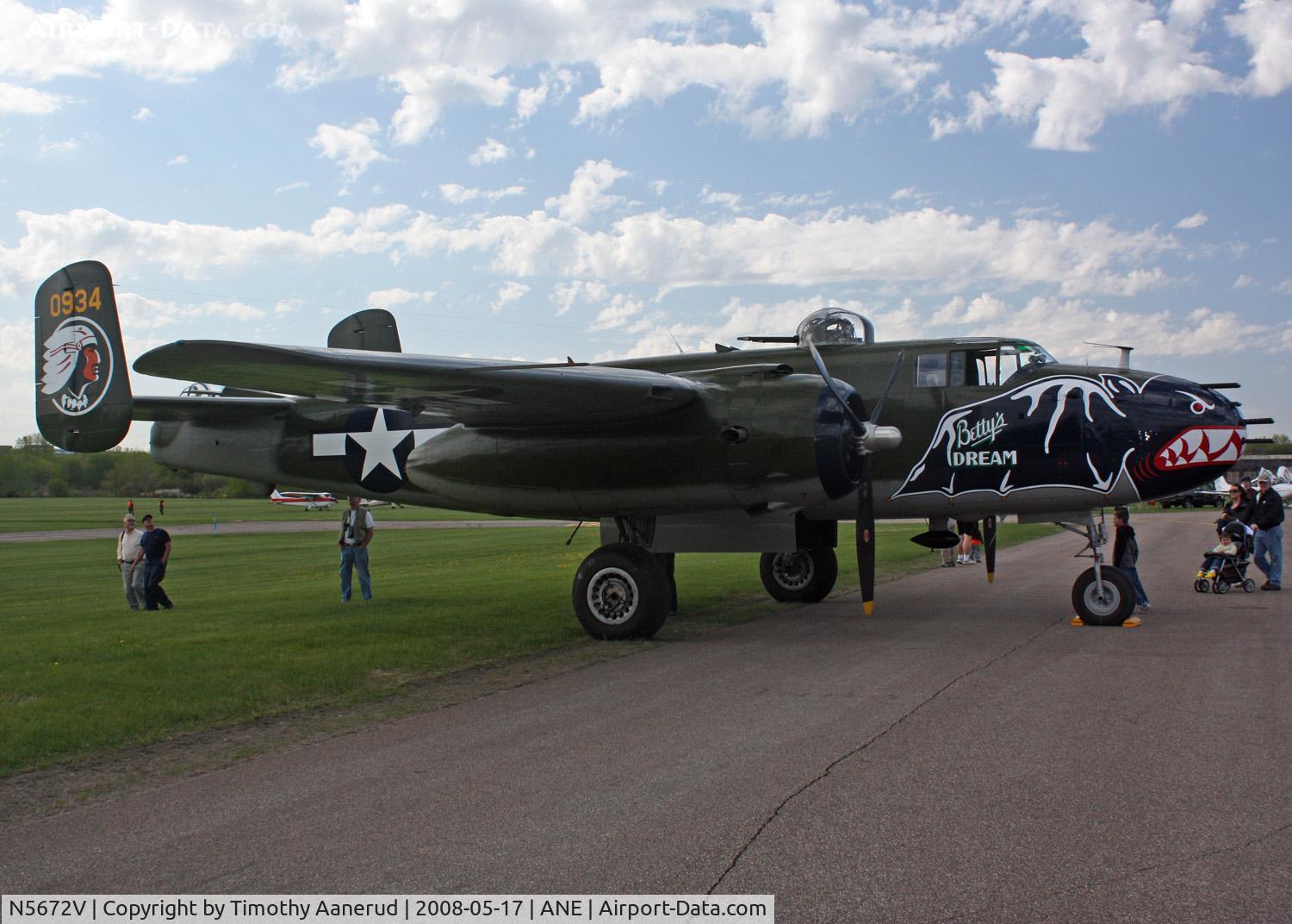 N5672V, 1945 North American B-25J Mitchell Mitchell C/N 108-47686, Blaine Aviation Weekend 2008
