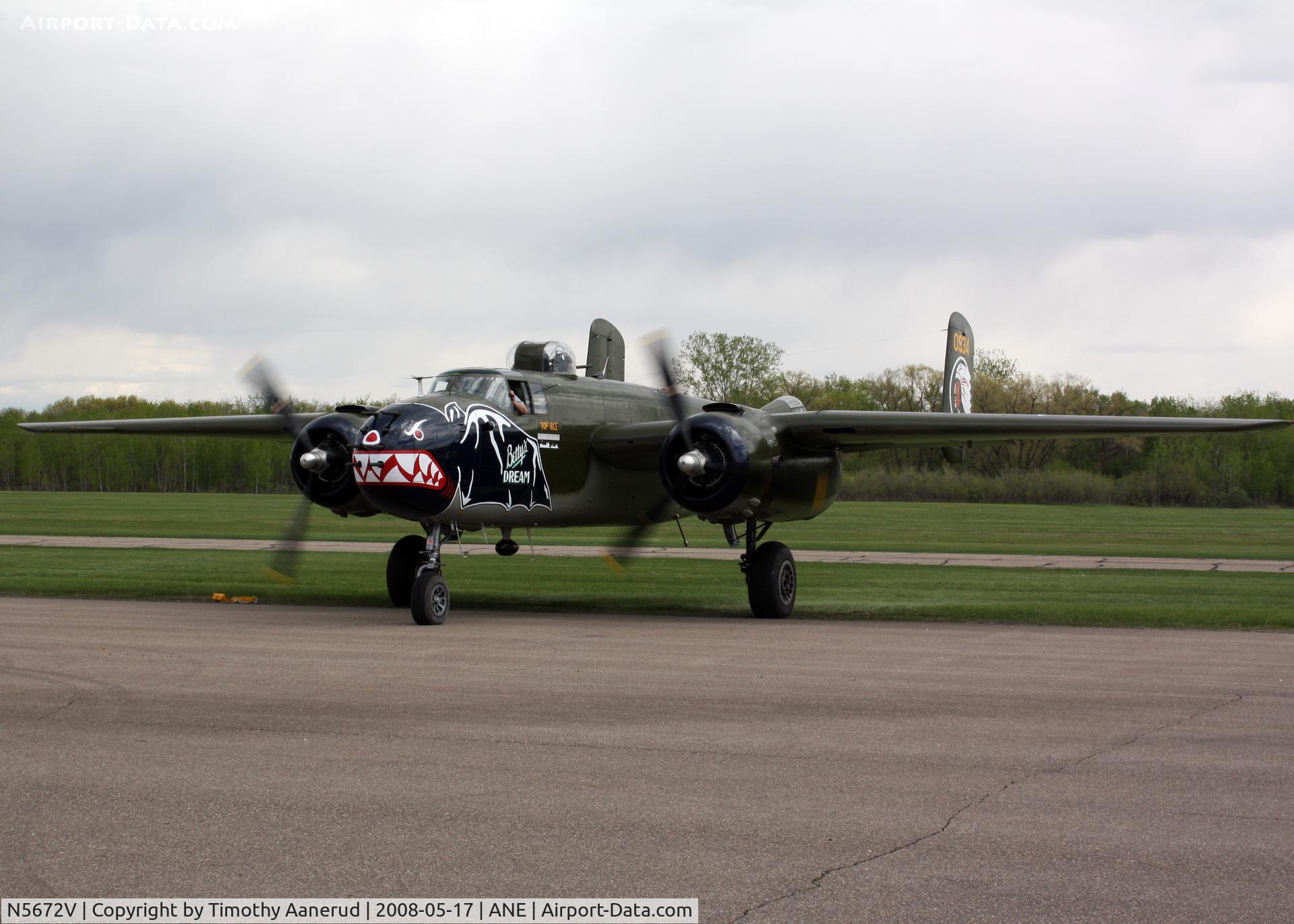 N5672V, 1945 North American B-25J Mitchell Mitchell C/N 108-47686, Blaine Aviation Weekend 2008