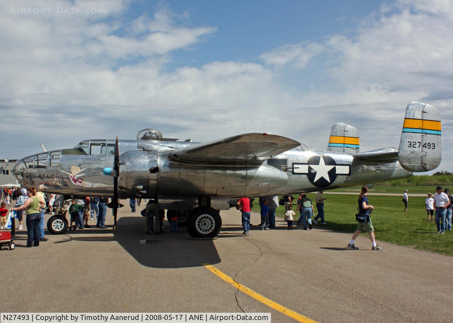 N27493, 1944 North American TB-25K Mitchell C/N 44-29869/108-33144, Blaine Aviation Weekend 2008