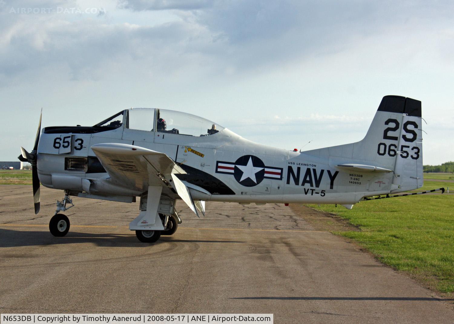N653DB, 1957 North American T-28C Trojan Trojan C/N 226-230, Blaine Aviation Weekend 2008