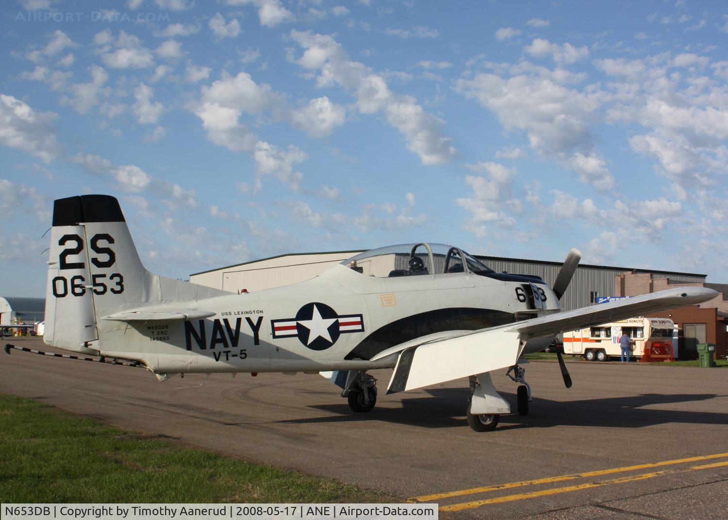N653DB, 1957 North American T-28C Trojan Trojan C/N 226-230, Blaine Aviation Weekend 2008