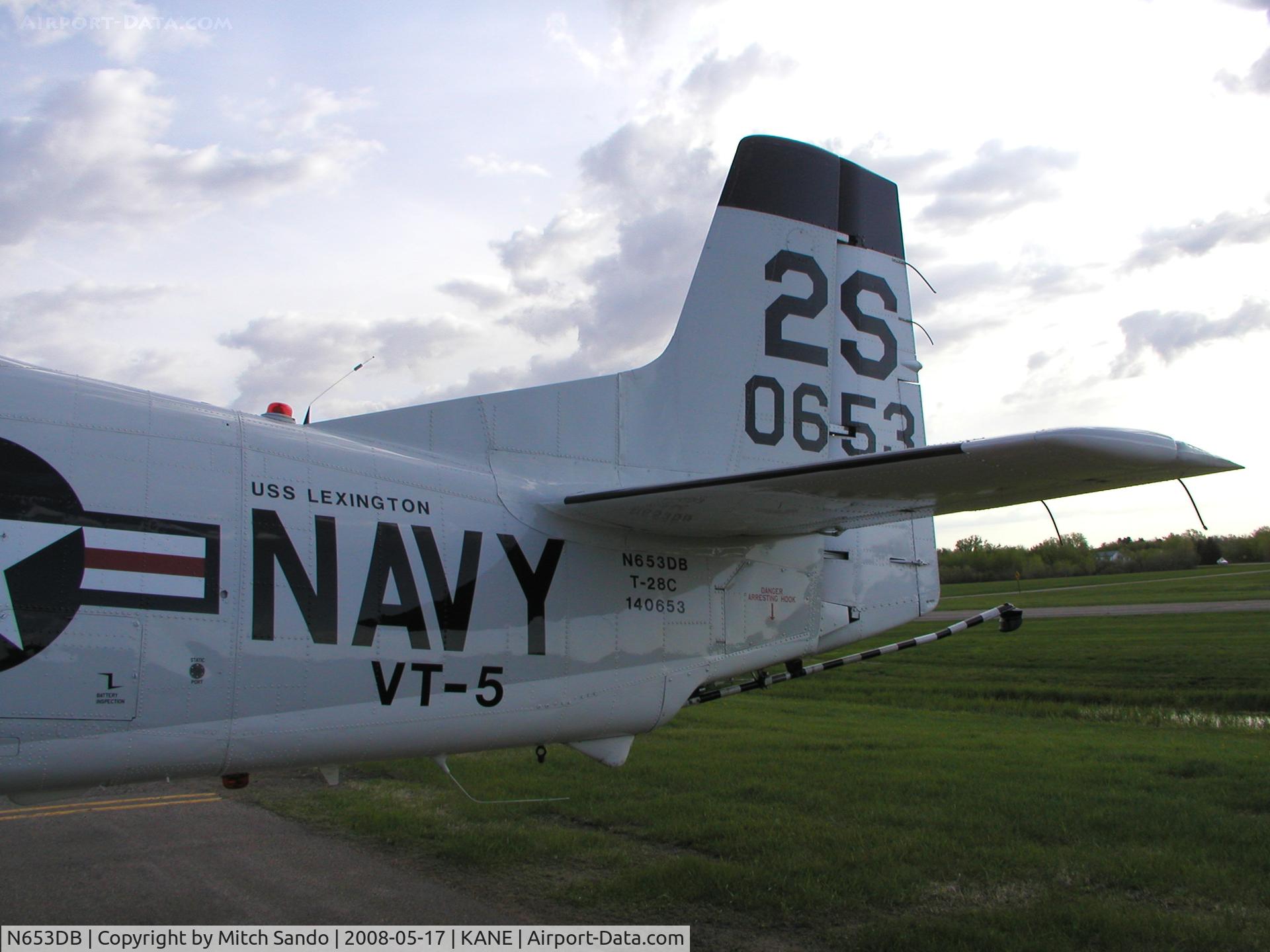 N653DB, 1957 North American T-28C Trojan Trojan C/N 226-230, Blaine Aviation Weekend '08.