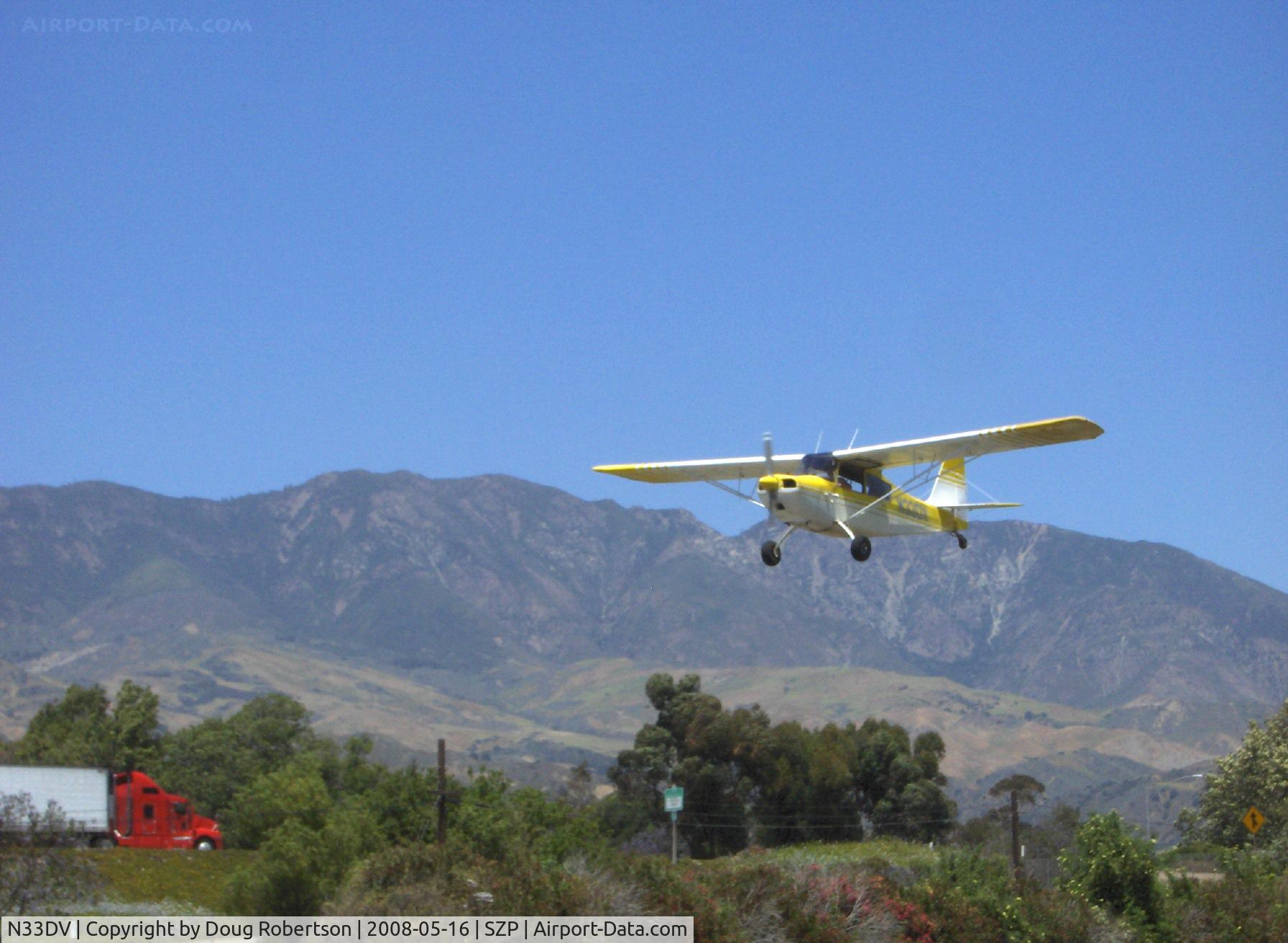 N33DV, 1970 Champion 7GCBC C/N 234-70, 1970 Champion 7GCBC CITABRIA, Lycoming O-320-A2B 150 Hp, on final