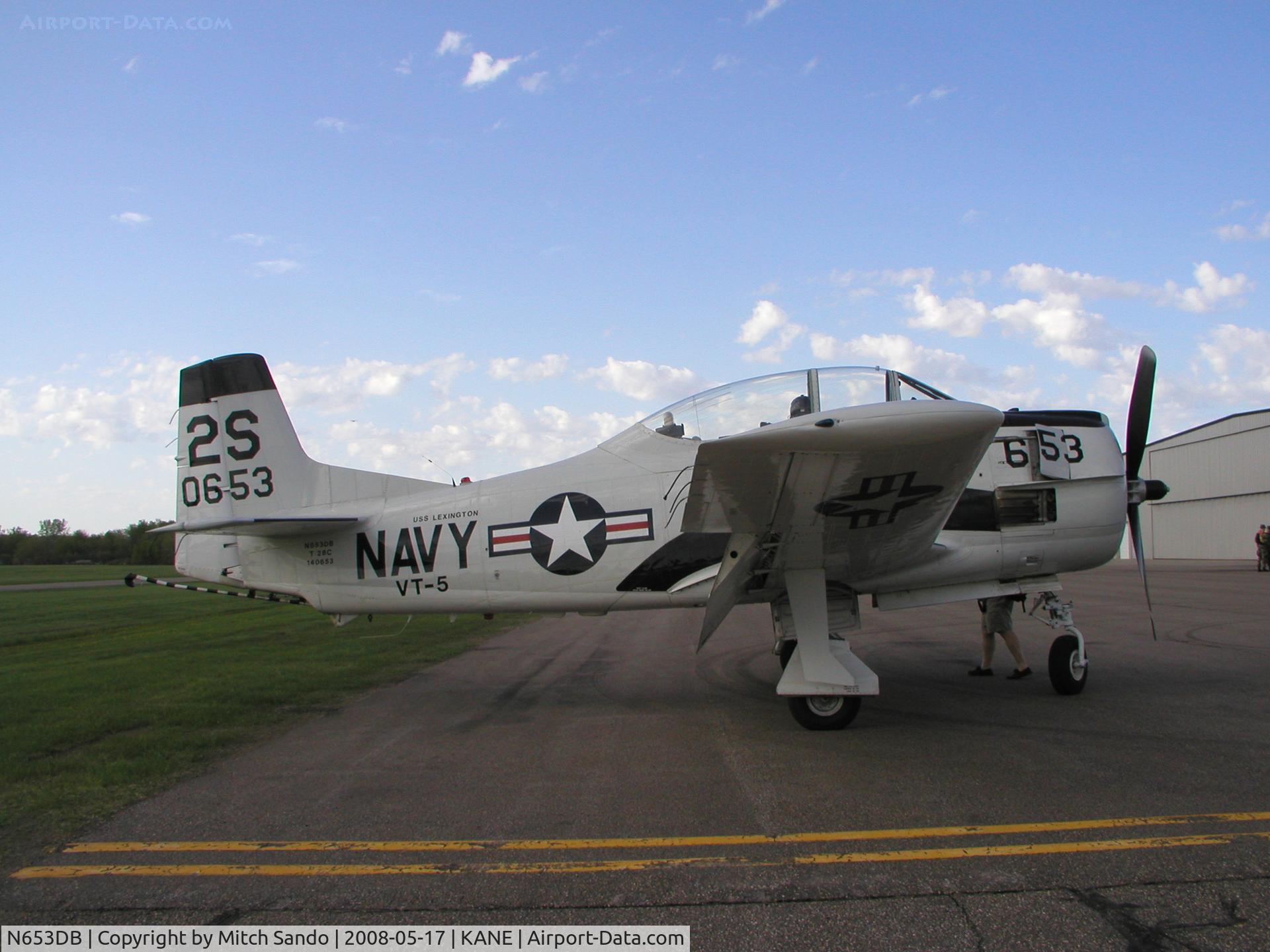 N653DB, 1957 North American T-28C Trojan Trojan C/N 226-230, Blaine Aviation Weekend '08.