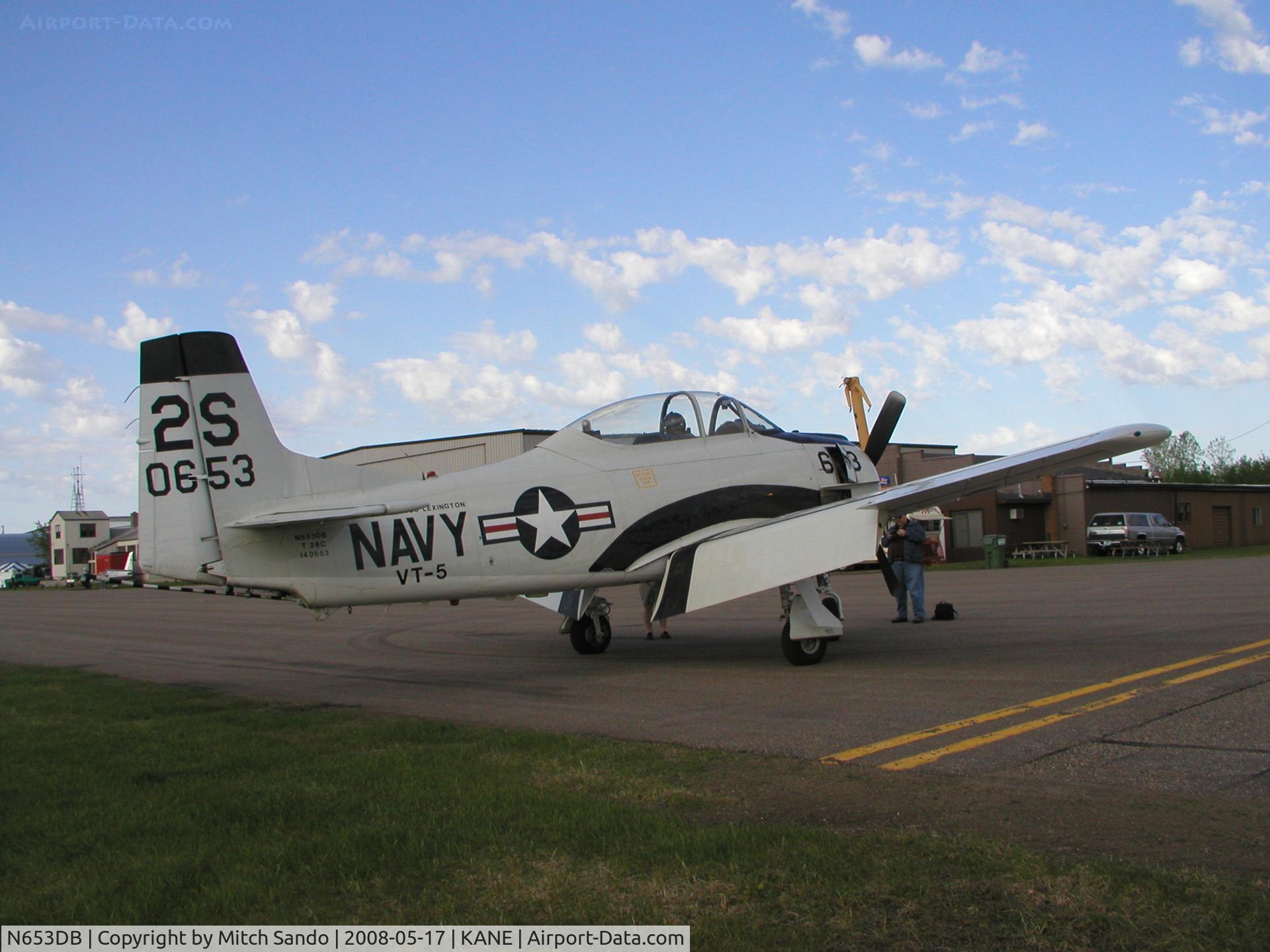 N653DB, 1957 North American T-28C Trojan Trojan C/N 226-230, Blaine Aviation Weekend '08.