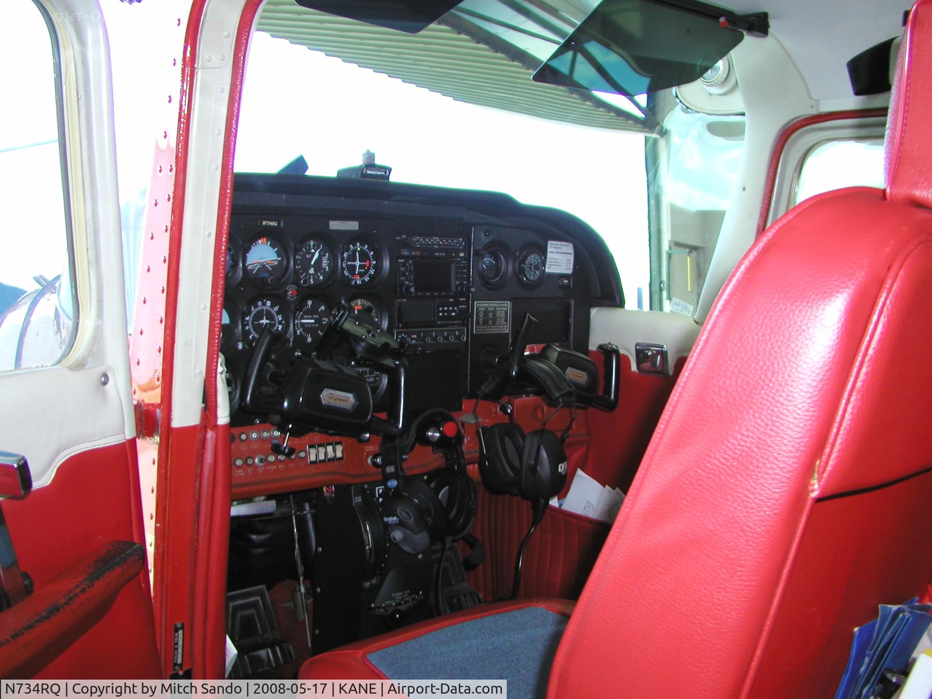 N734RQ, 1977 Cessna 172N C/N 17269058, Parked inside the hangar.