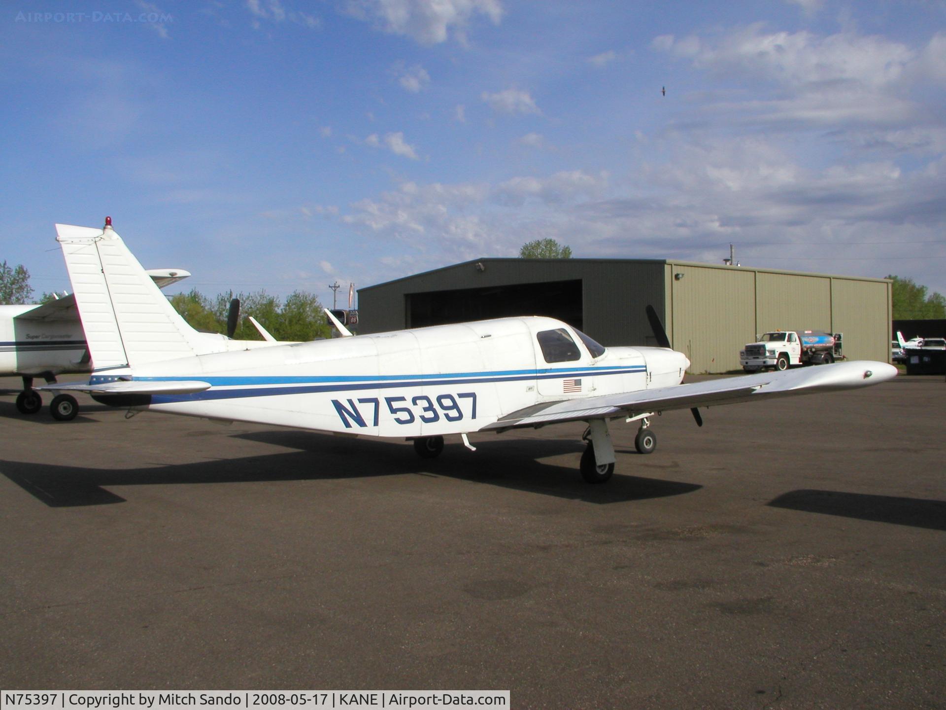 N75397, 1976 Piper PA-32R-300 Cherokee Lance C/N 32R-7680301, Parked on the ramp at Cirrus Flight Operations.