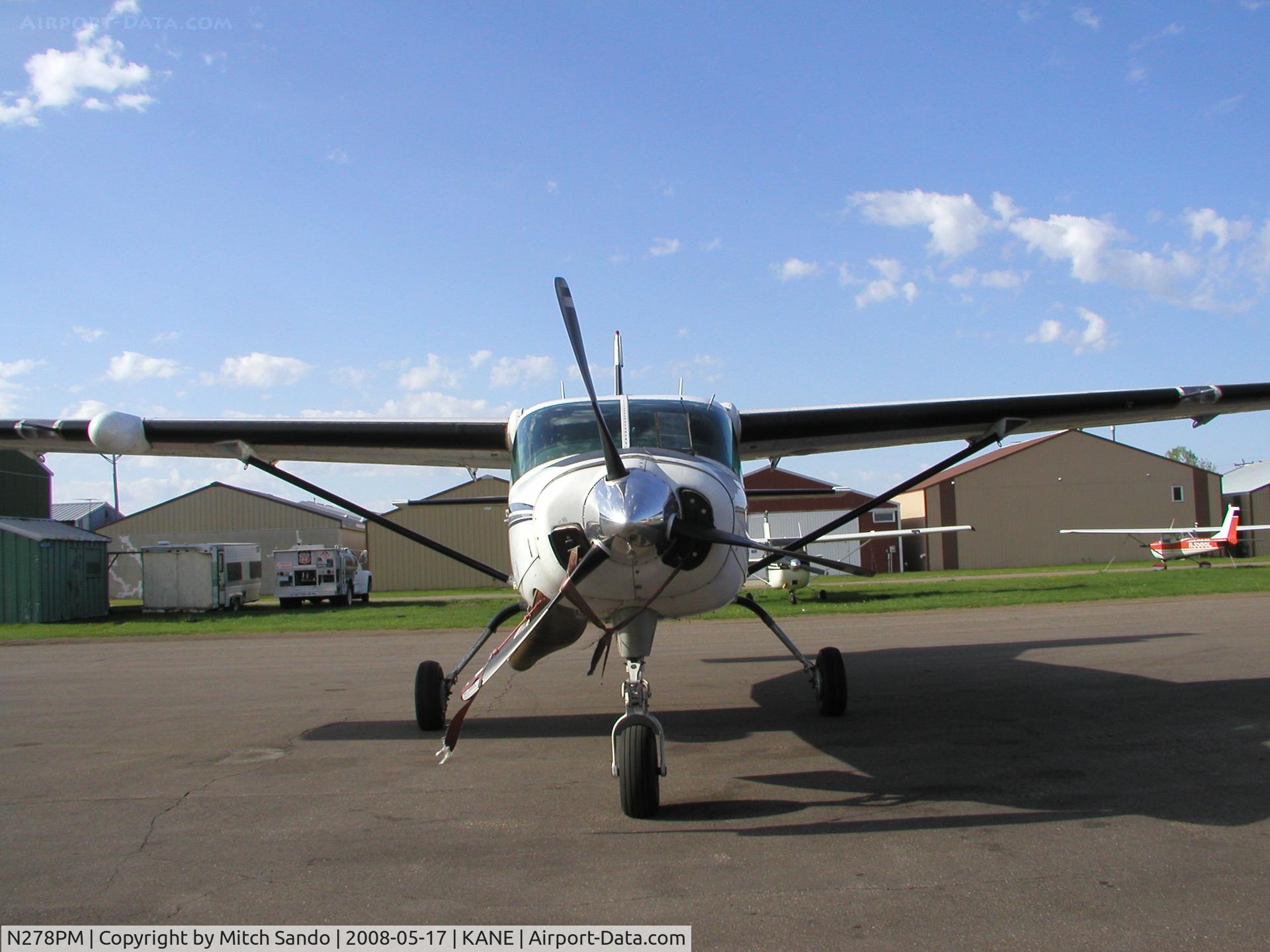 N278PM, 1989 Cessna 208B Grand Caravan C/N 208B0171, Parked on the ramp at Cirrus Flight Operations.