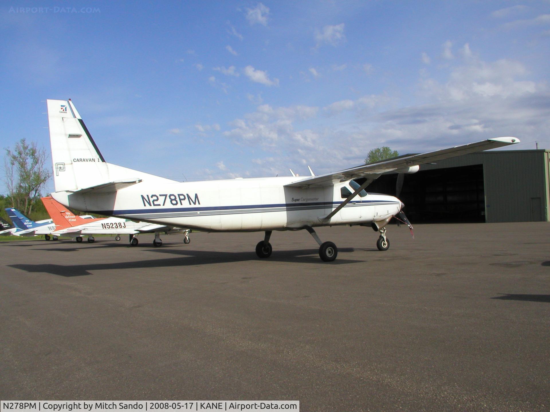 N278PM, 1989 Cessna 208B Grand Caravan C/N 208B0171, Parked on the ramp at Cirrus Flight Operations.