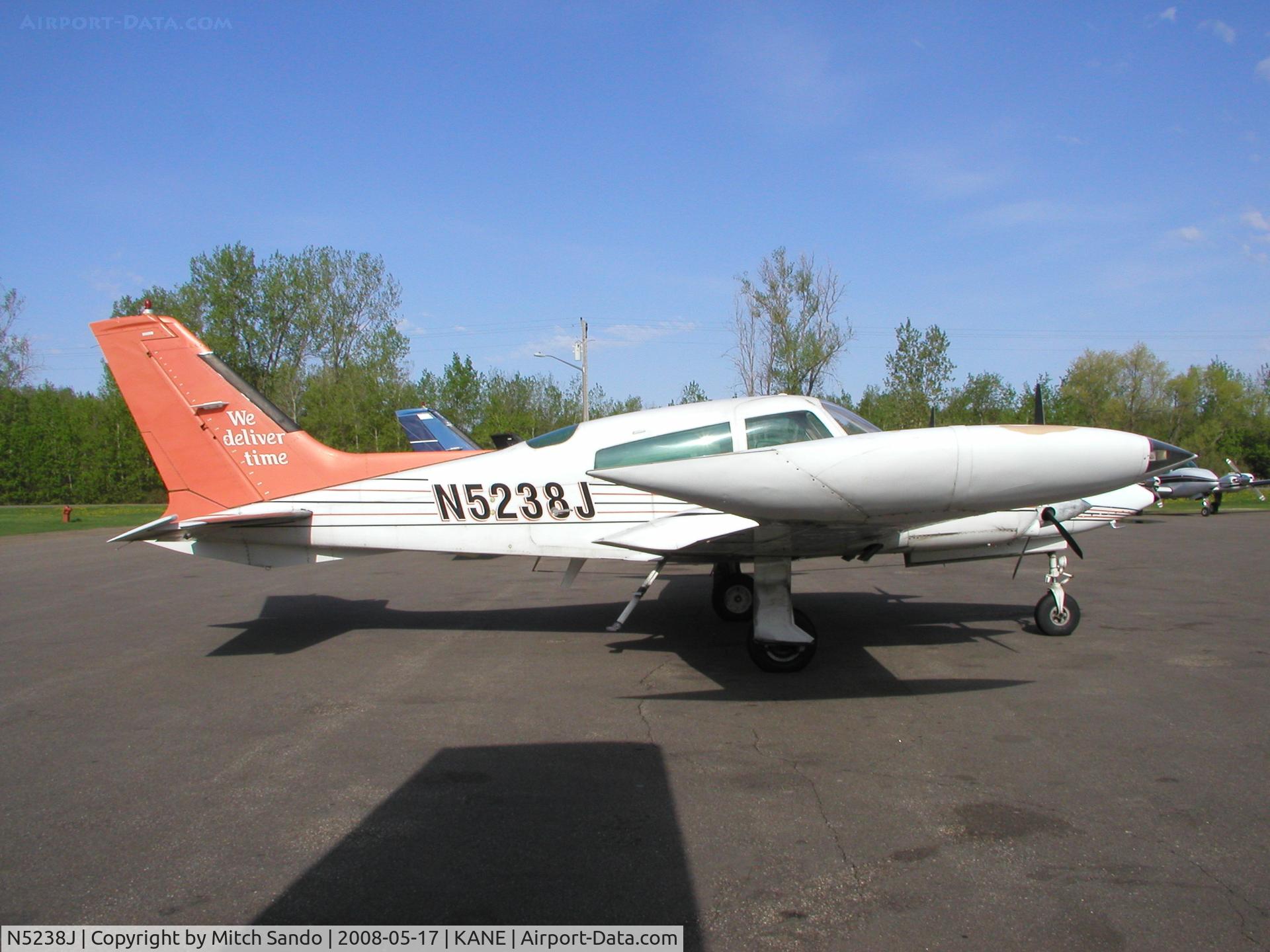 N5238J, 1976 Cessna 310R C/N 310R0810, Parked on the ramp at Cirrus Flight Operations.