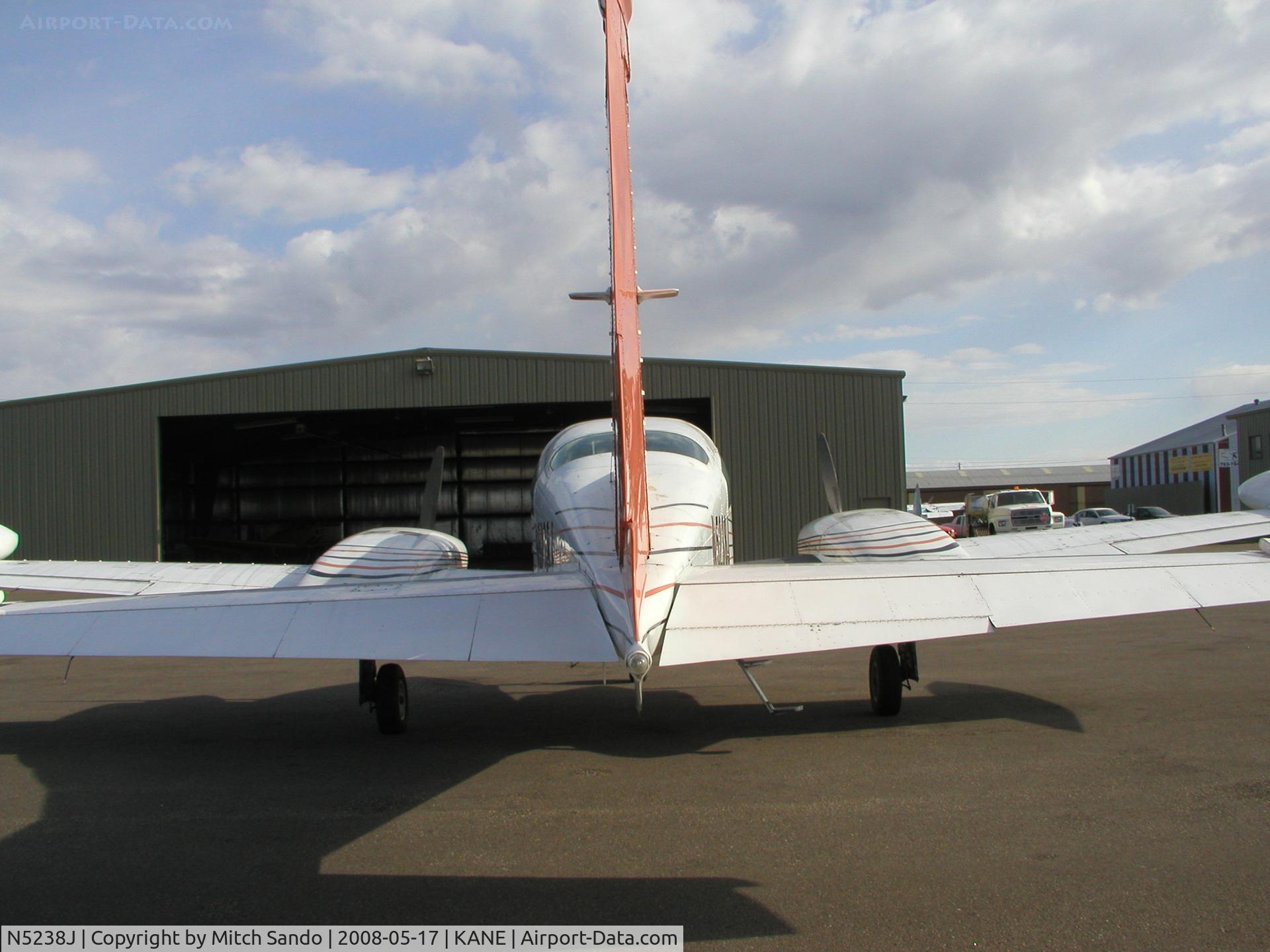 N5238J, 1976 Cessna 310R C/N 310R0810, Parked on the ramp at Cirrus Flight Operations.