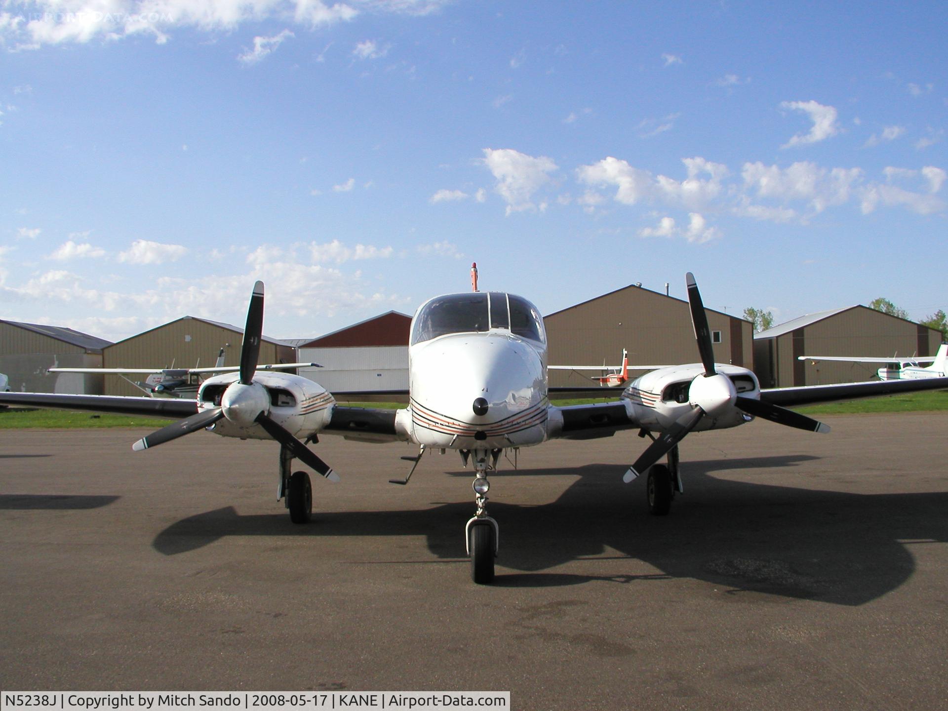 N5238J, 1976 Cessna 310R C/N 310R0810, Parked on the ramp at Cirrus Flight Operations.