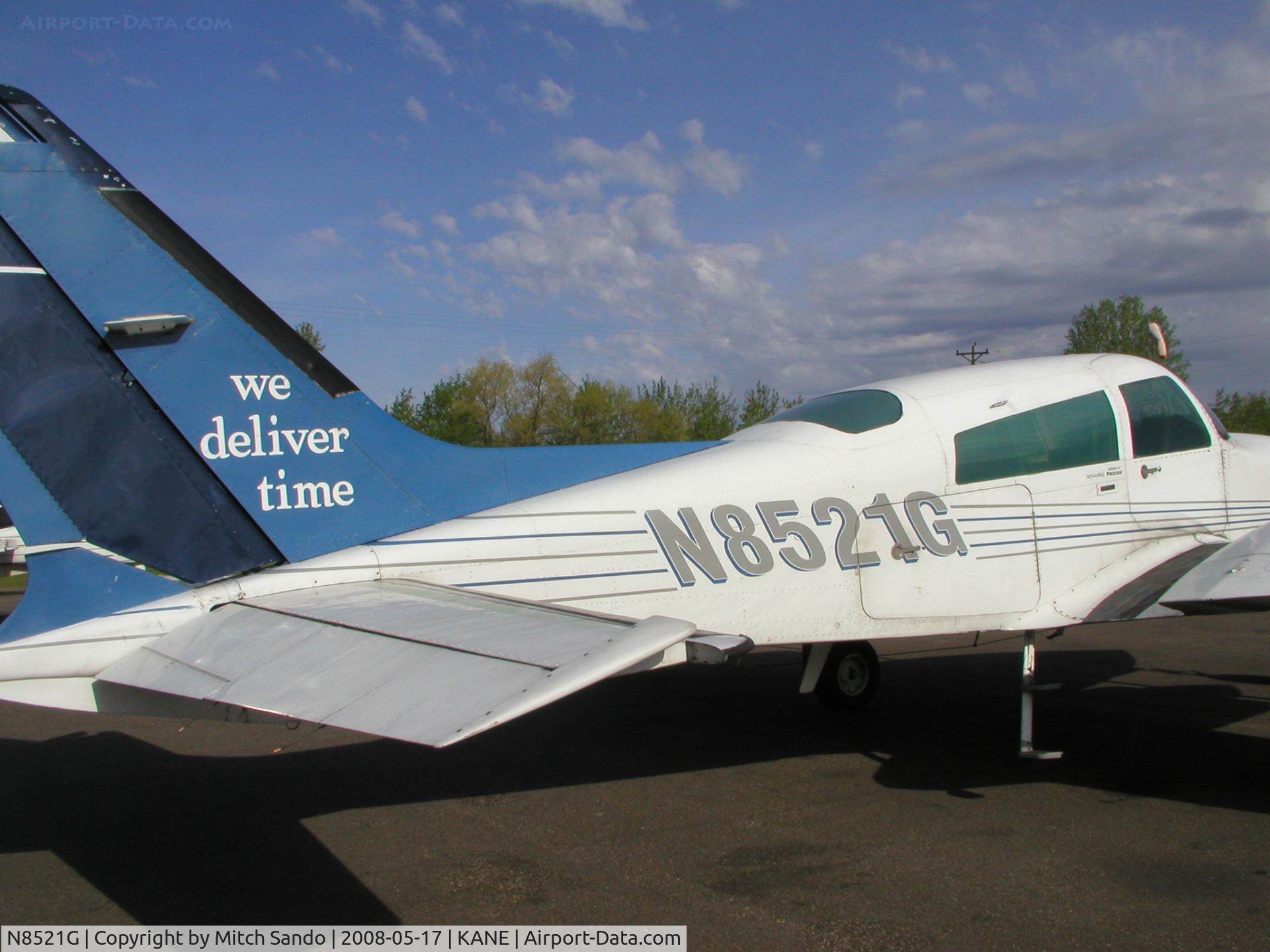 N8521G, Cessna 310R C/N 310R0931, Parked on the ramp at Cirrus Flight Operations.