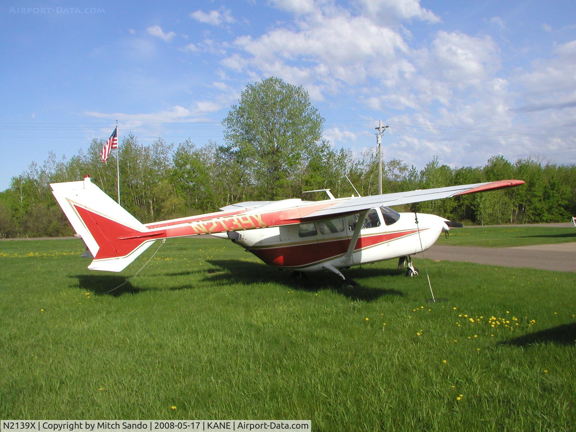 N2139X, 1965 Cessna 337 Super Skymaster C/N 337-0039, Tied down at Anoka County.